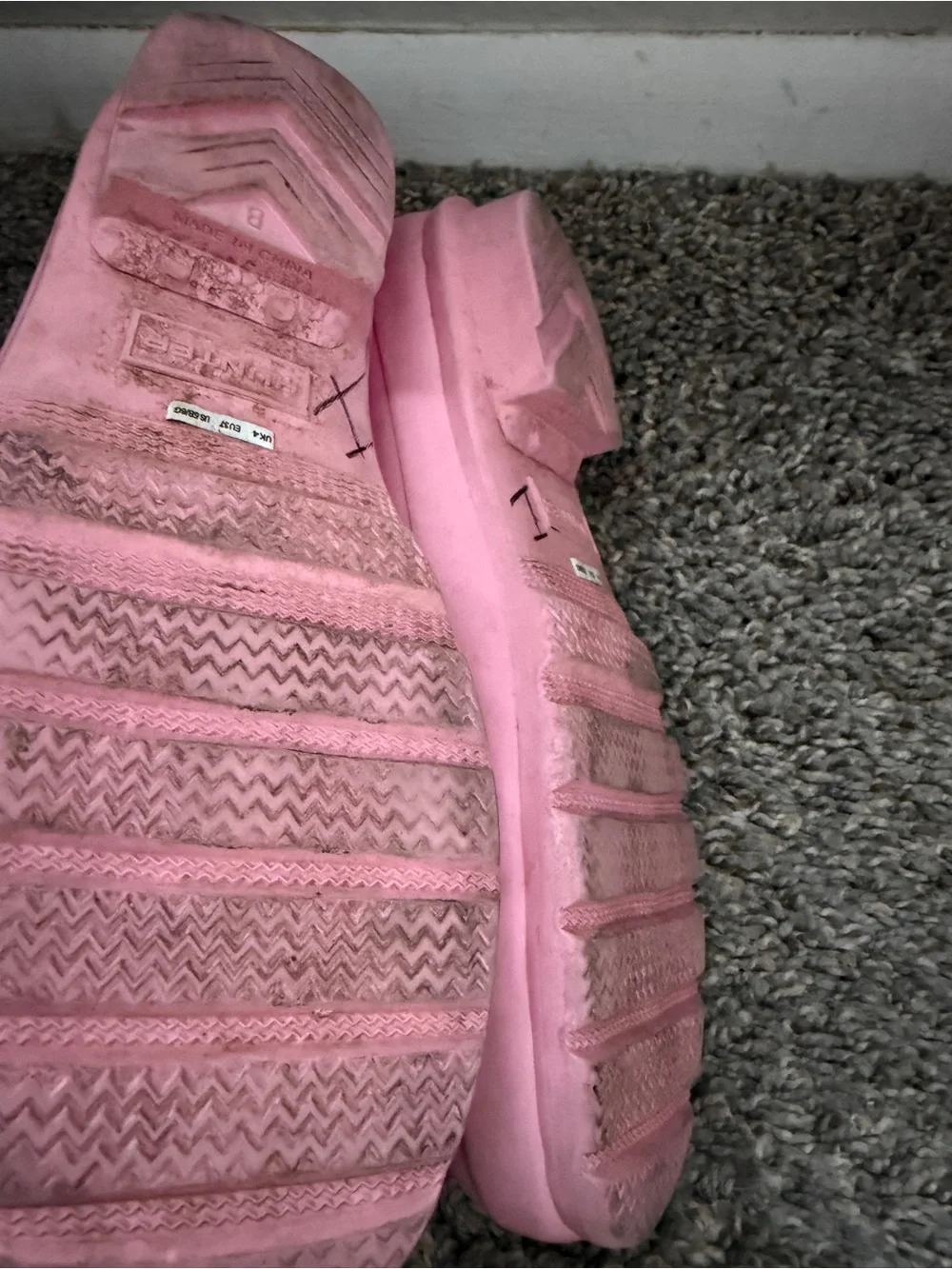 Hunter Original Chelsea Pink Rubber Ankle Rain Boots Kids UK 4 EU 37